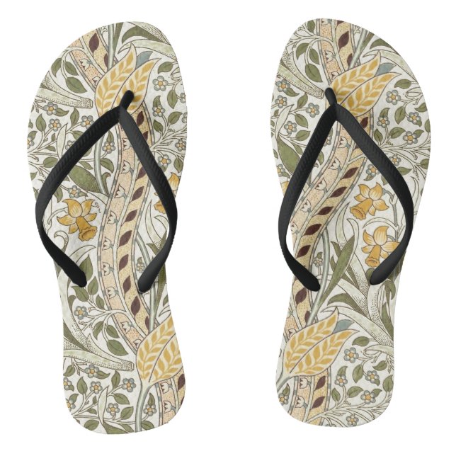 Chanclas William Morris Daffodil Garden Flor Classic Bota (Plantilla)