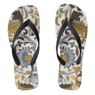 Chanclas William Morris Flor floral Lodden