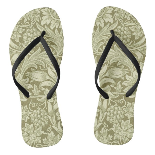 Chanclas William Morris Sunflower Green Flower (Plantilla)