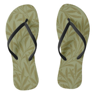 Chanclas William Morris Willow Antiguo Arte de Vino de Hoja
