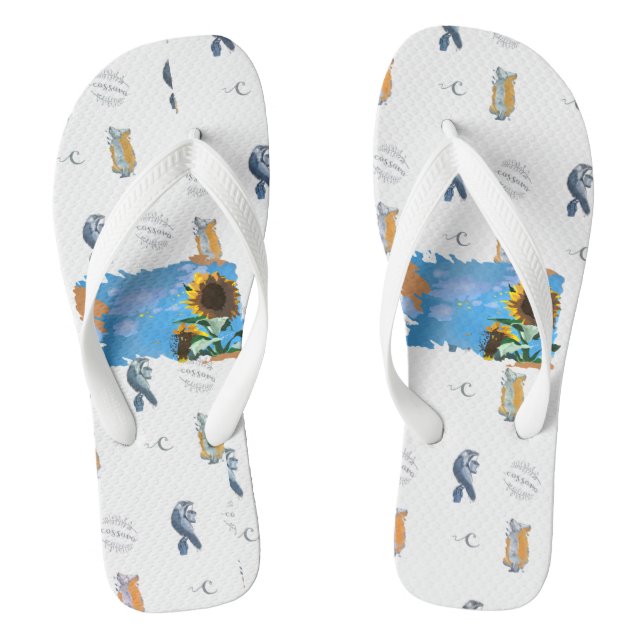 Chanclas Wine Bar Art Beach Sandals (Plantilla)