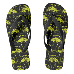 Chanclas Yurta viviendo en la naturaleza