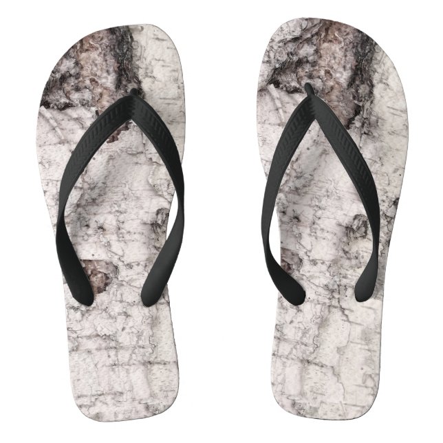 Chanclas Zapatillas de caña alta con estampado de corteza d (Plantilla)