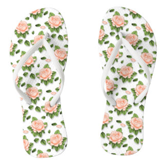 Chanclas Zapatillas de dedo de flor de melocotón personaliz
