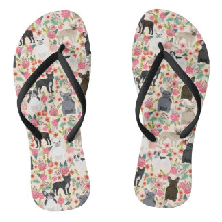 Chanclas Zapatos florales de Frenchie - zapatillas de