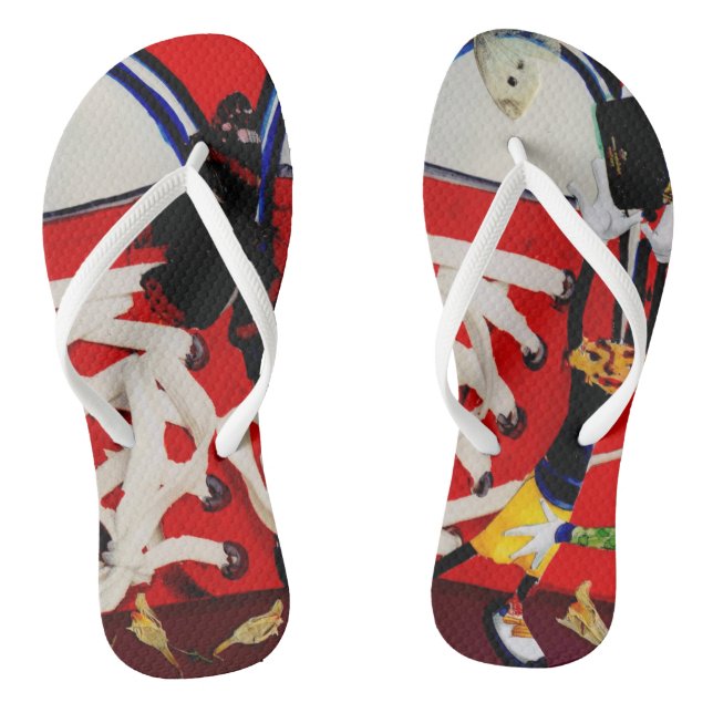 Chanclas Zapatos rojos. (Plantilla)