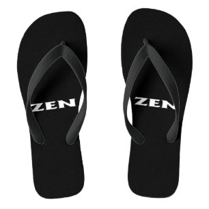 Chanclas Zen blanco de roscas de labio negro