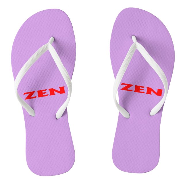 Chanclas Zen rojo lilac flip flops (Plantilla)