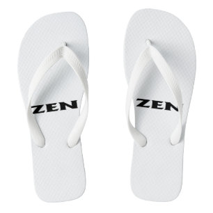 Chanclas Zen roscas de labio blanco negro
