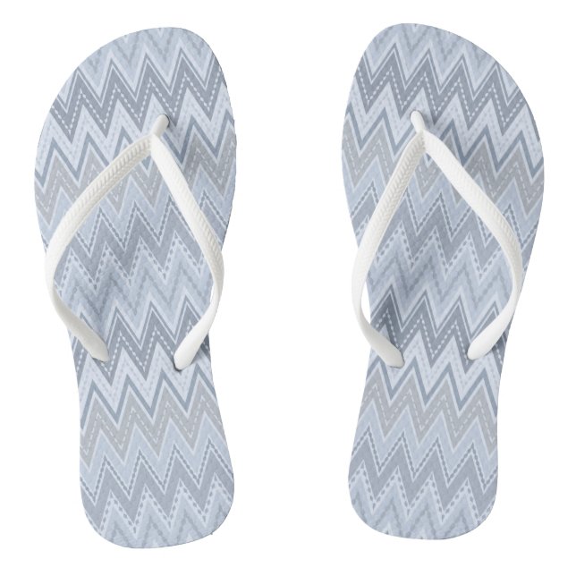 Chanclas Zigzag azul claro (Plantilla)