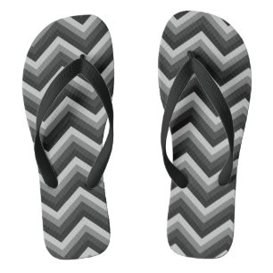 Chanclas Zigzag retro Chevron del modelo