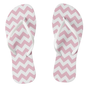 Chanclas Zigzag rosa, Chevron rosado, patrón geométrico