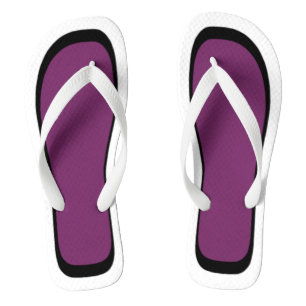 Chancletas con borde blanco/negro, elige tu color