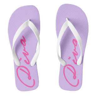 CHANCLETAS con DIVAtude! (Letras Rosadas)
