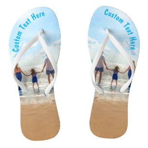 Chancletas con Foto Personalizadas con Texto