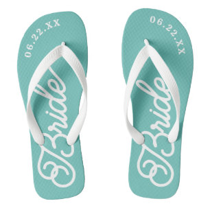 Chancletas de boda personalizadas modernas para no