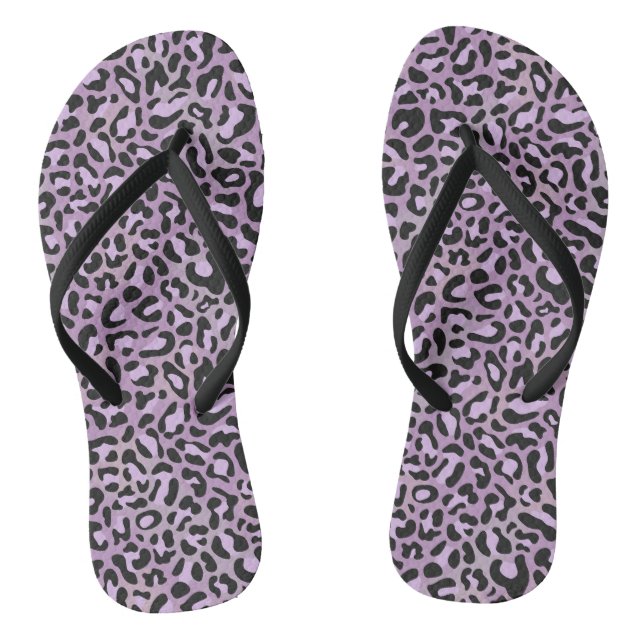 Chancletas de estampado de leopardo (Plantilla)