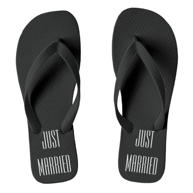 Chancletas de luna de miel recién casados regalo (Plantilla)