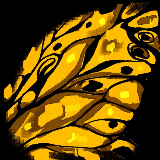 Chancletas de mariposa abstracta de fantasía (Subido por el creador)