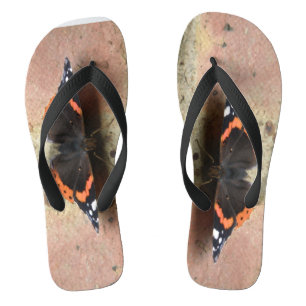 Chancletas de Mariposa Almirante Rojo