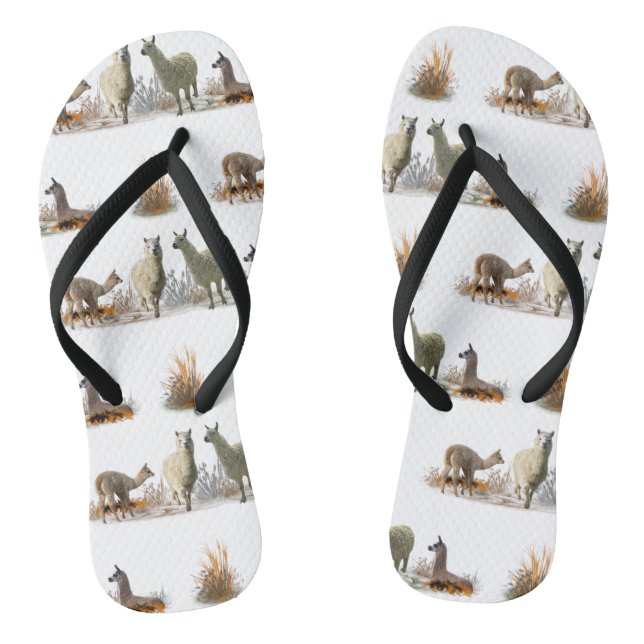 Chancletas Llama Meadow (elija color) (Plantilla)