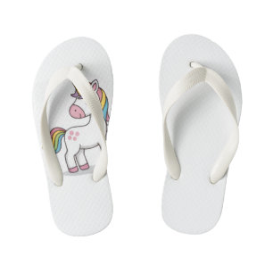 Chancletas Mágicas de Unicornio Rosa para Niños de