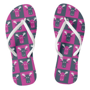 Chancletas Moose Head Pop Art
