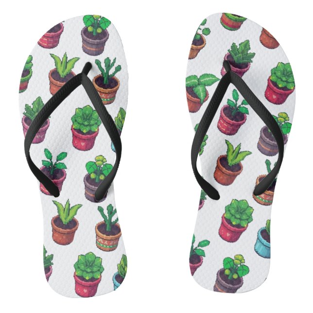 Chancletas para Amantes de las Plantas (Plantilla)