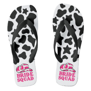 Chancletas para despedida de soltera Cowgirl Disco