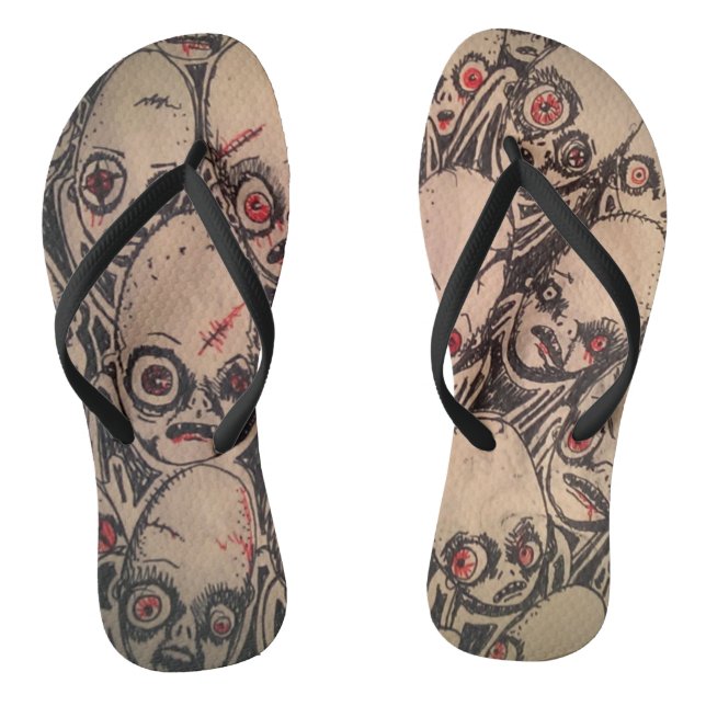 chancletas zombie (Plantilla)