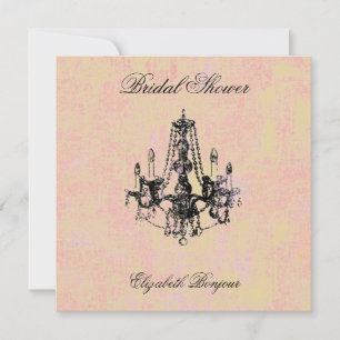 Chandelier Elegance ~ Invitación fiesta de cumplea