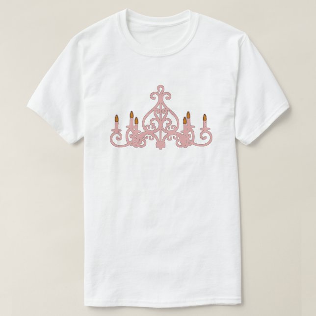 Chandelier Pink ~ PLUS SIZE hasta 6x / camiseta (Diseño del anverso)