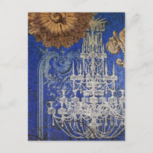 Chandelier Romance ~ Decoración de correo postal