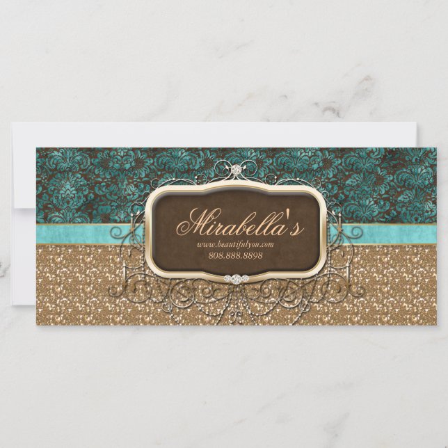 Chandelier Tanning Salon Certificado de regalo de  (Anverso)