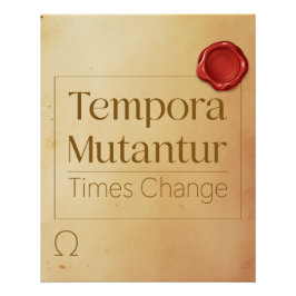 Change Motivational Quote - Latin Poster Art