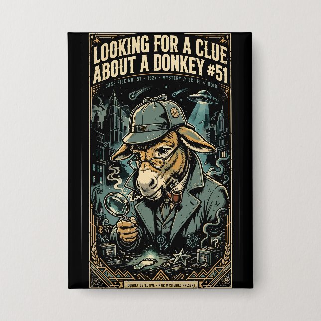 Chapa 1920s Detective Donkey Noir Comic (Anverso)