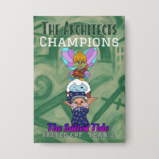 Chapa 2025 Salted Cup Championship Button (Anverso)