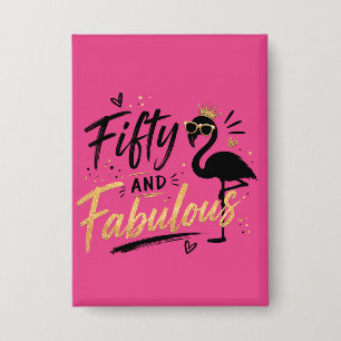 Chapa 50 and fabulous pink flamingo 50th birthday