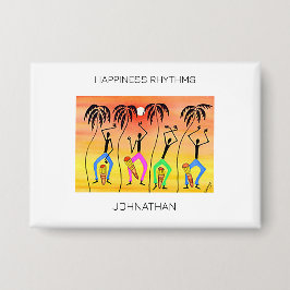 Chapa Acuarela, arte africano, maravilloso carnaval de v