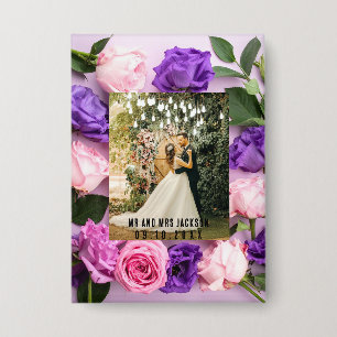 Chapa Almas gemelas Te Amo foto de boda San Valentín But