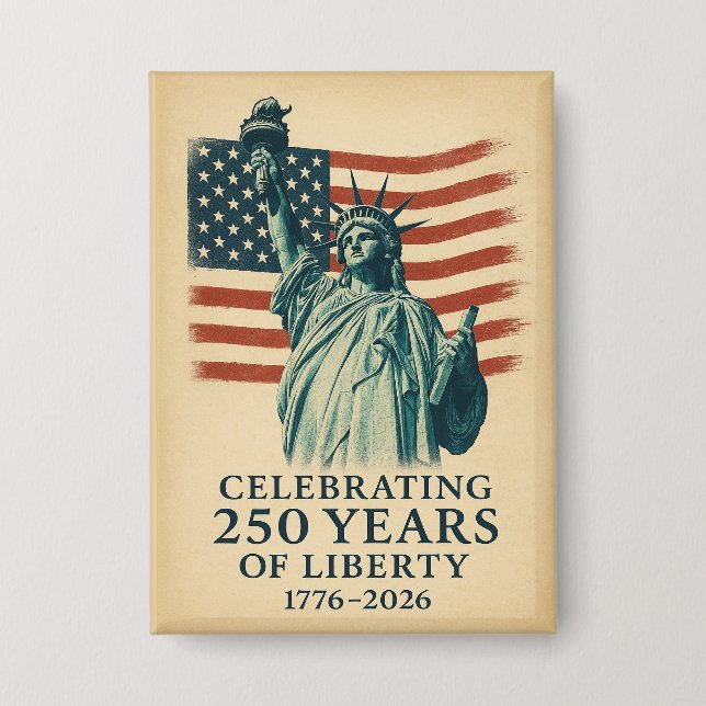 Chapa America 250 Years Liberty Patriotic Celebration (Anverso)