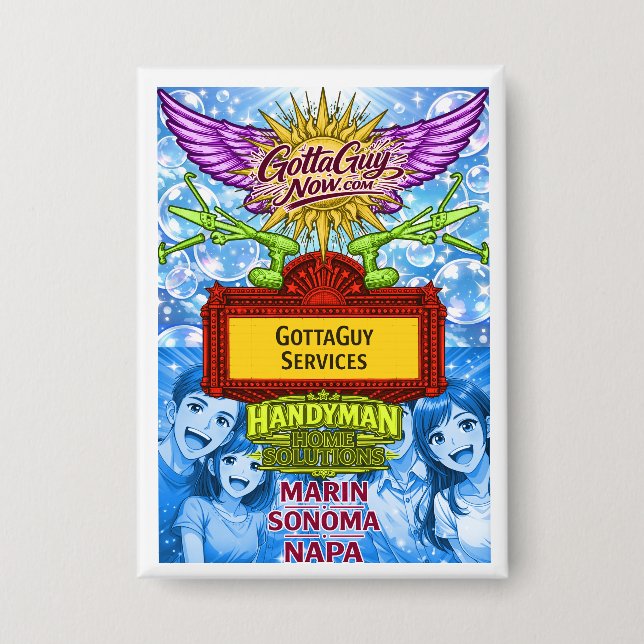 Chapa Anime GottaGuy Handyman Home Solutions  (Anverso)