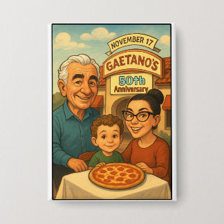 Chapa Aniversario de la Feria de Tierrasanta