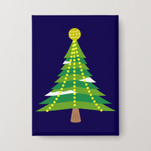 Chapa Árbol de invierno navidades con luces-15044