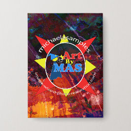 Chapa Art By MAS logo pin