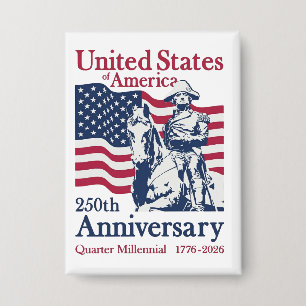Chapa Arte Conmemorativo del 250 Aniversario de los Esta
