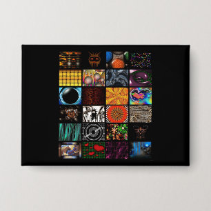 Chapa Arte Pop Decorativo Patrón