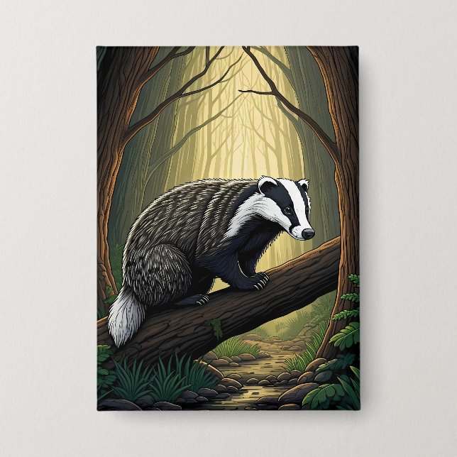 Chapa Badger in Enchanted Forest (Anverso)
