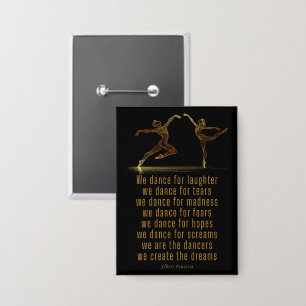 Chapa Bailarinas de ballet de arte en línea y poema de b