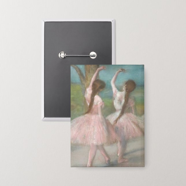 Chapa Bailarinas en rosa Edgar Degas (Anverso/Reverso)